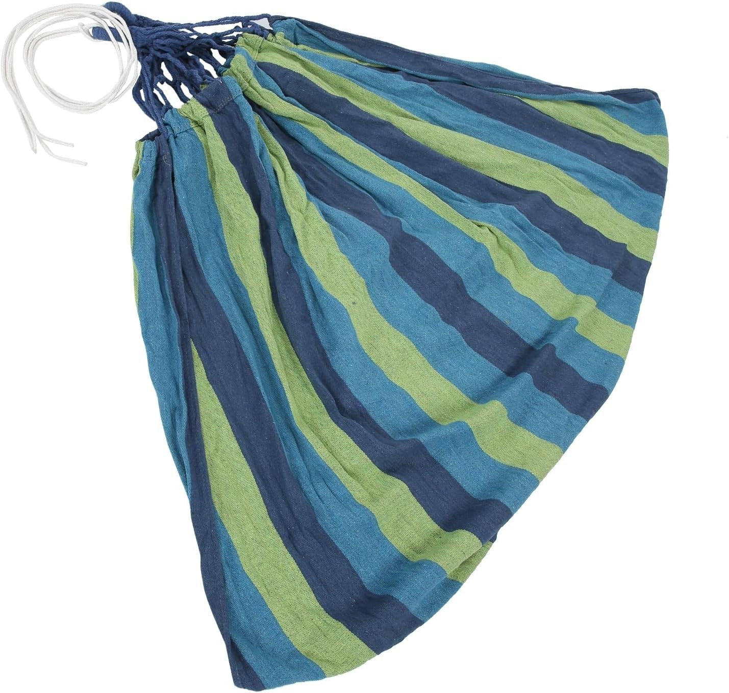 Portable Single & Double Camping Hammock, Lightweight Canvas Travel Outdoor Blue