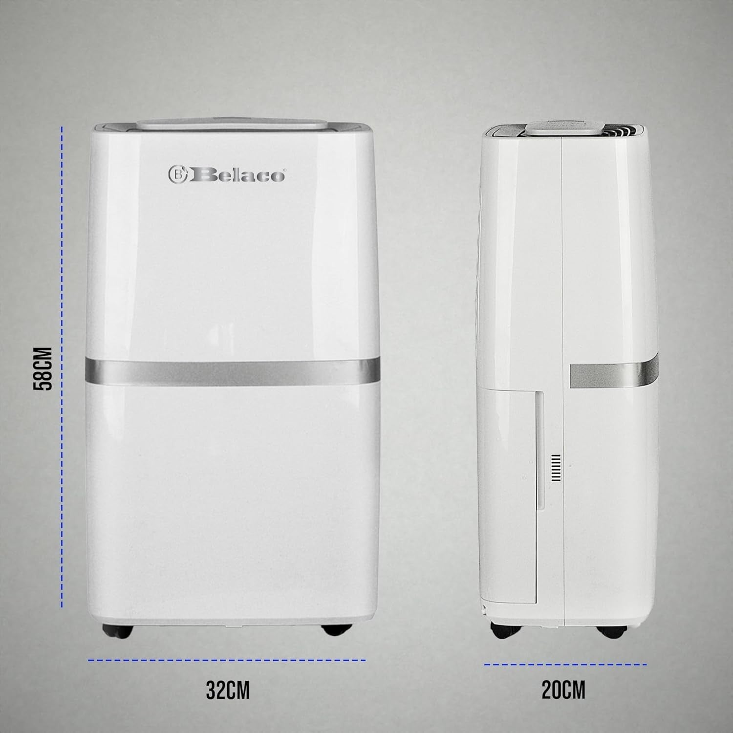 20L Home Dehumidifier Quiet Energy Efficient Laundry Dry Digital Display