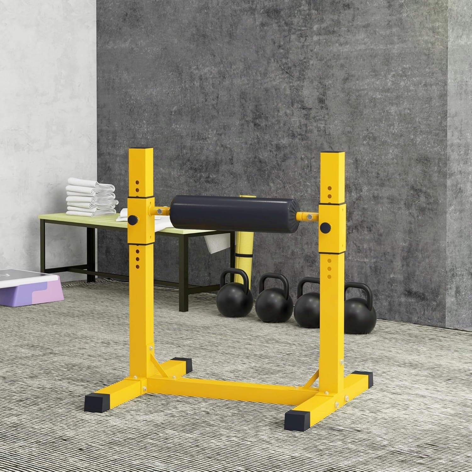 Bulgarian Split Squat Stand Adjustable Leg Roller Glute Trainer