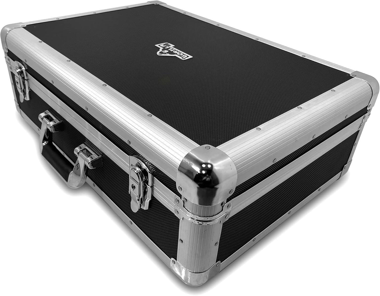 Aluminium CD Storage Flight Case Holds 120 CDs Lockable Carry Box