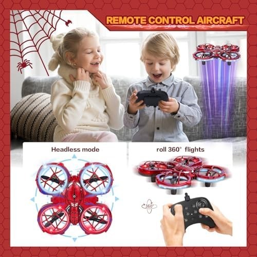Mini Drone RC Quadcopter for Kids 3D Flip Altitude Hold 30min Flight Gift 6-14