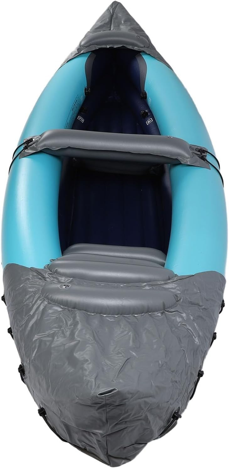 2 Person Inflatable Kayak Heavy Duty PVC Canoe w/ Pump Paddles