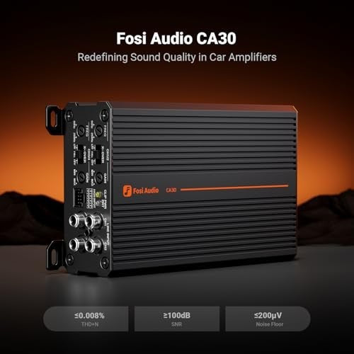 4-Channel Car Amplifier Class D 100Wx4 320W Bridged RCA High/Low Input