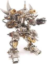 3D Metal Mecha Puzzle Kit 1500PCS DIY Robot Model with Cockpit