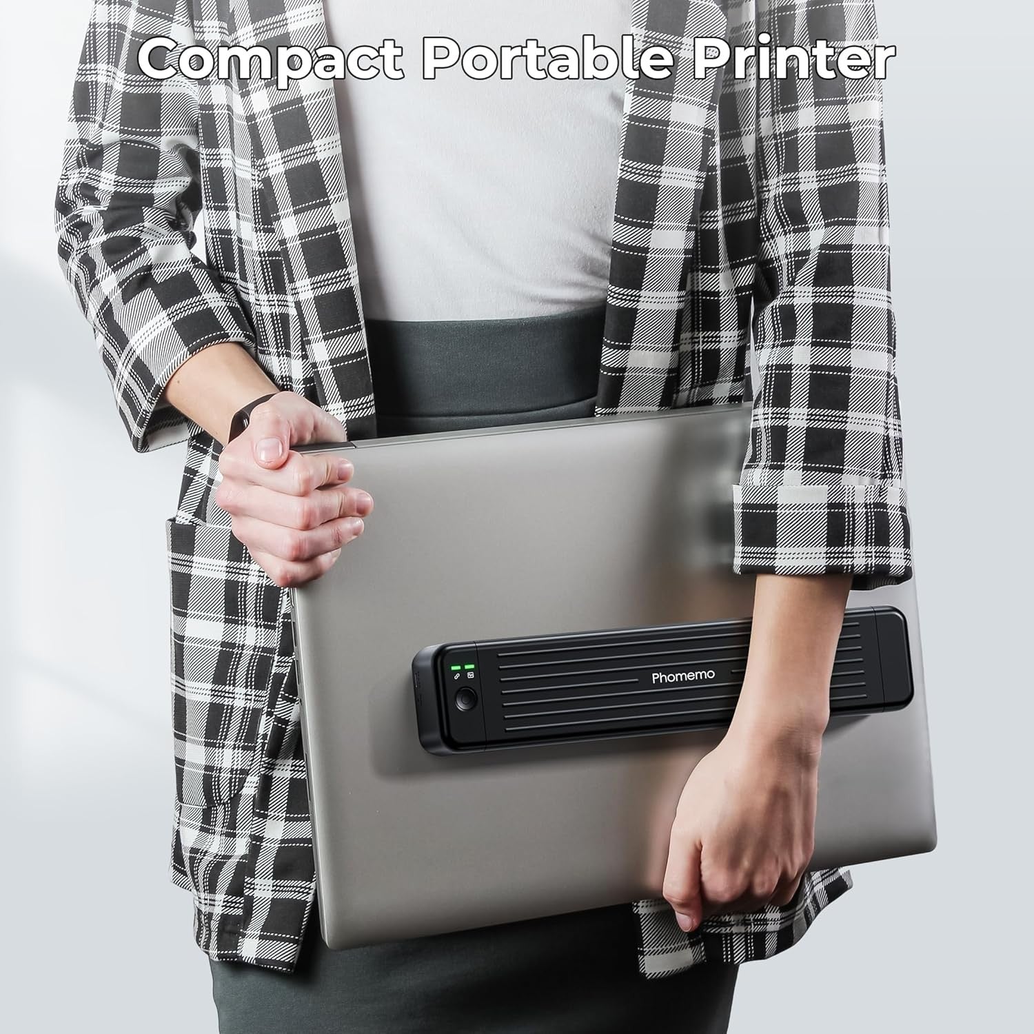 Portable A4 Thermal Printer 300DPI Wireless USB Invoice Travel
