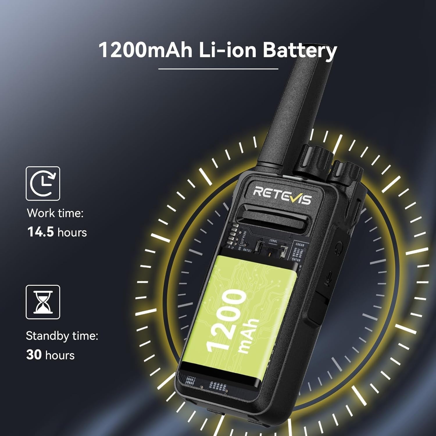 Professional Walkie Talkies 10 Pack PMR446 USB-C 2 Way Radios Charger
