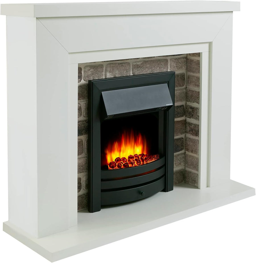 Programmable 48" Electric Fireplace, Remote Control, 2kW Heat Output