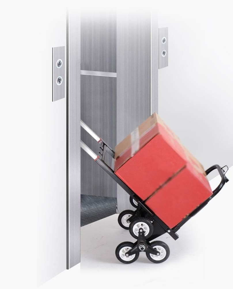 6 Wheel Stair Climbing Hand Truck Folding Trolley Heavy Duty Cart