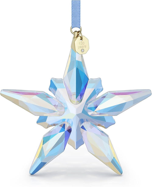 Iridescent Crystal Star Ornament 2025 Anniversary Edition Luxury Holiday Decor