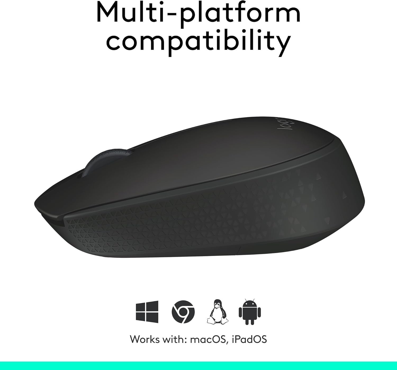 Wireless Mouse 2.4GHz USB Optical PC Laptop 12 Month Battery