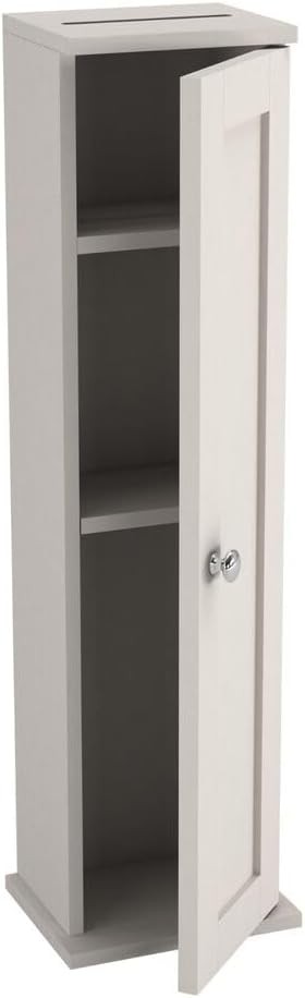 Rustic Brown Bathroom Set – Wall Mirror Cabinet, Sink Unit & Toilet Paper Holder