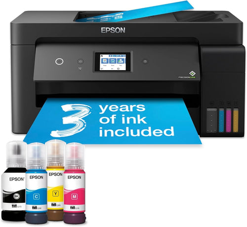 High-Speed A3 Colour Inkjet Printer Auto-Duplex Ethernet Black