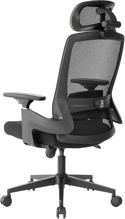 Ergonomic Office Chair Black Mesh Executive Swivel Computer Desk Seat New