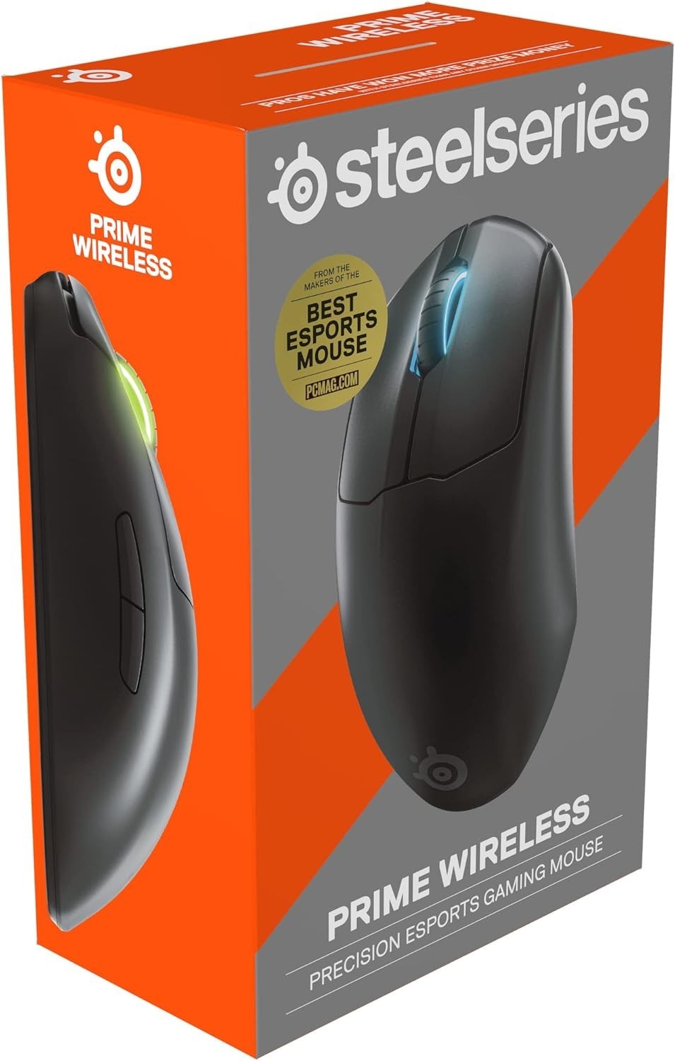 Esports Wireless Gaming Mouse 18K DPI 100Hr Battery Magnetic Switch