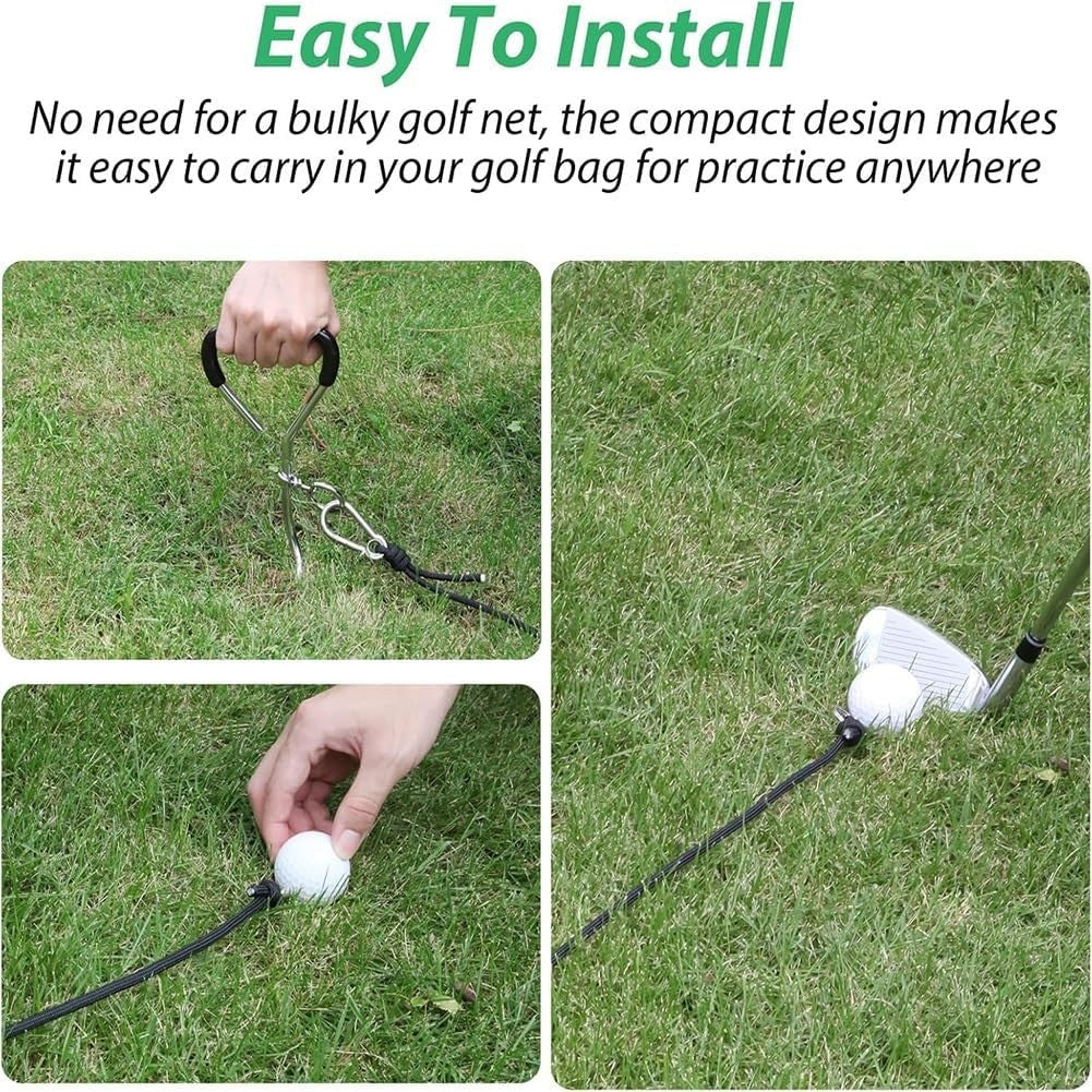 Golf Swing Trainer Ball on Rope Set Rhythm Practice Aid