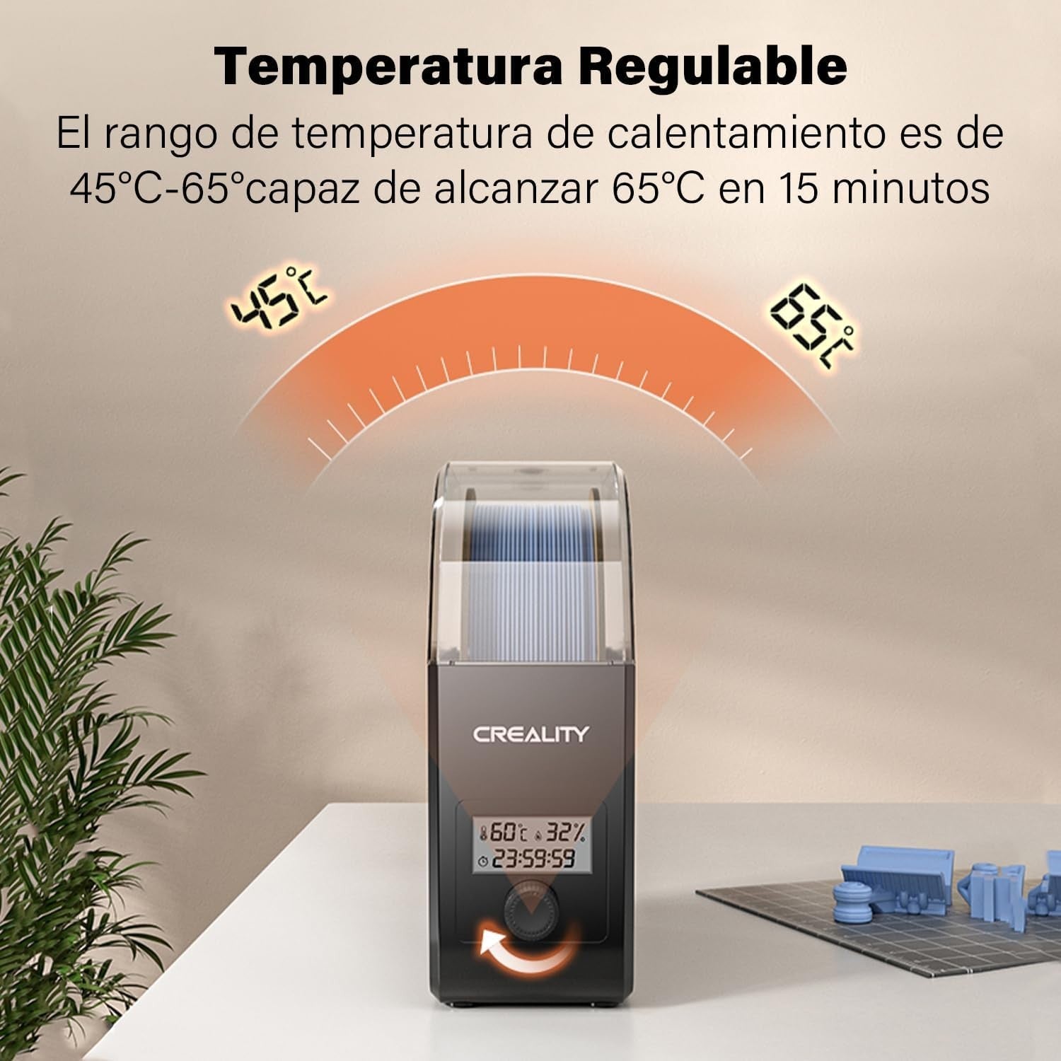 Filament Dryer Box with Fan 360° Heating Keep Filament Dry