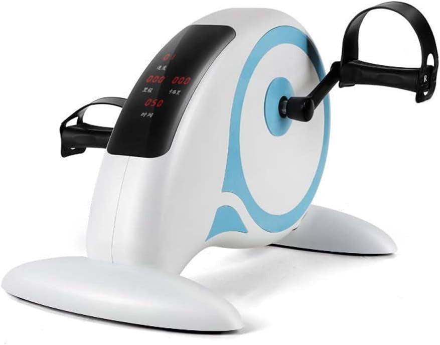 Electric Under Desk Elliptical Pedal Exerciser Remote Rehab Trainer