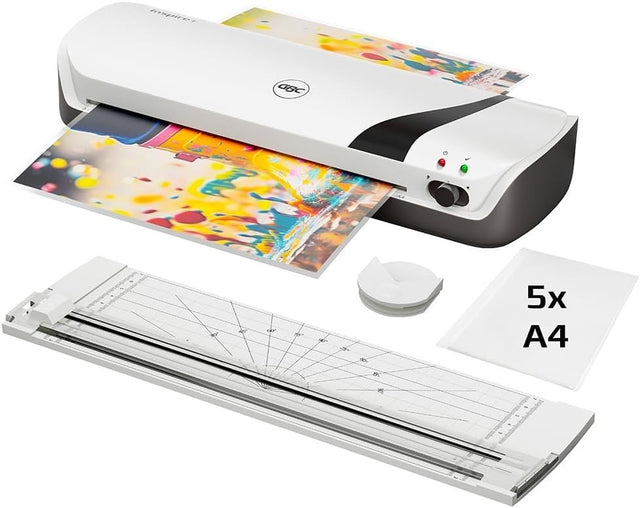 A4 Laminator 4-in-1 Kit Fast Warm Up Cold Mode Cutter + Corner Tool
