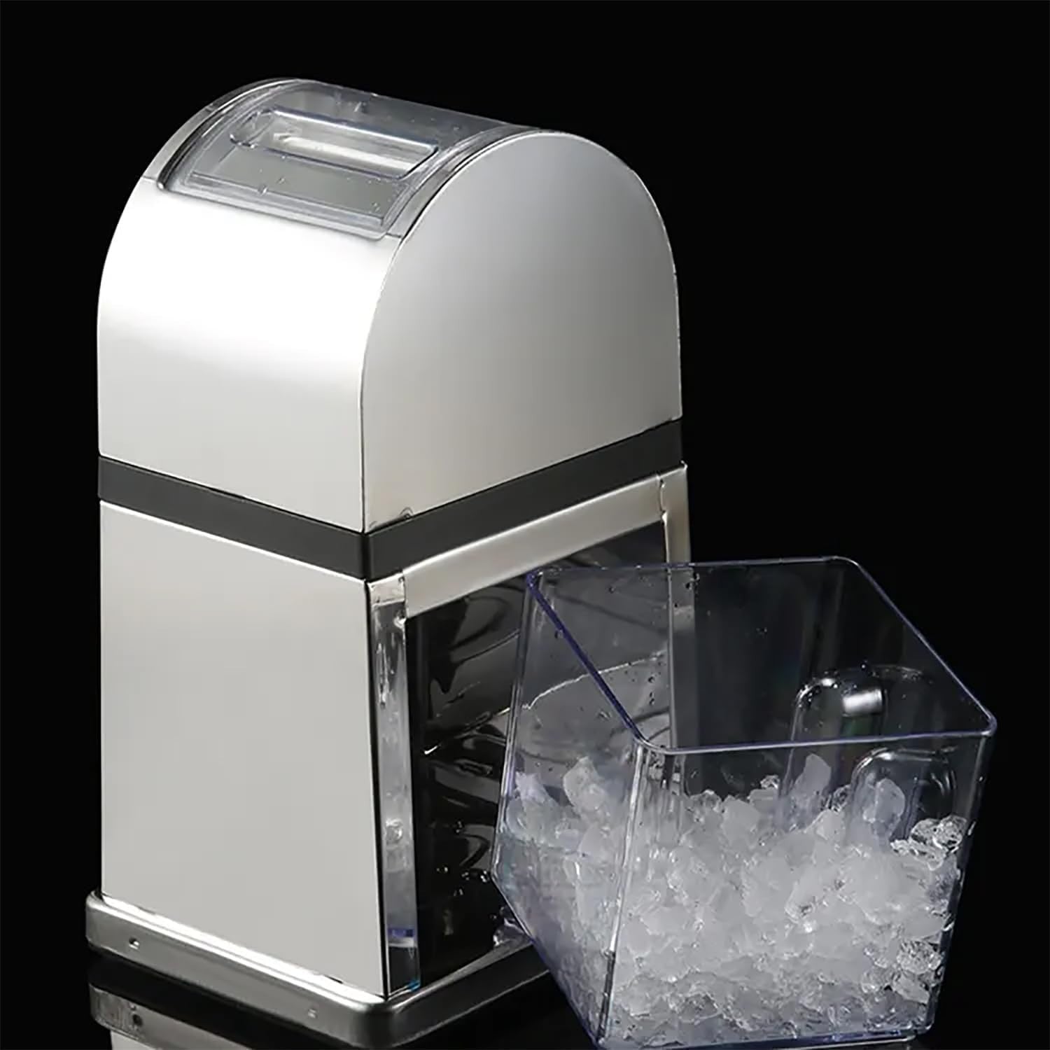 Manual Shaved Ice Machine Snow Cone Maker Hand Crank Slush Ice Crusher