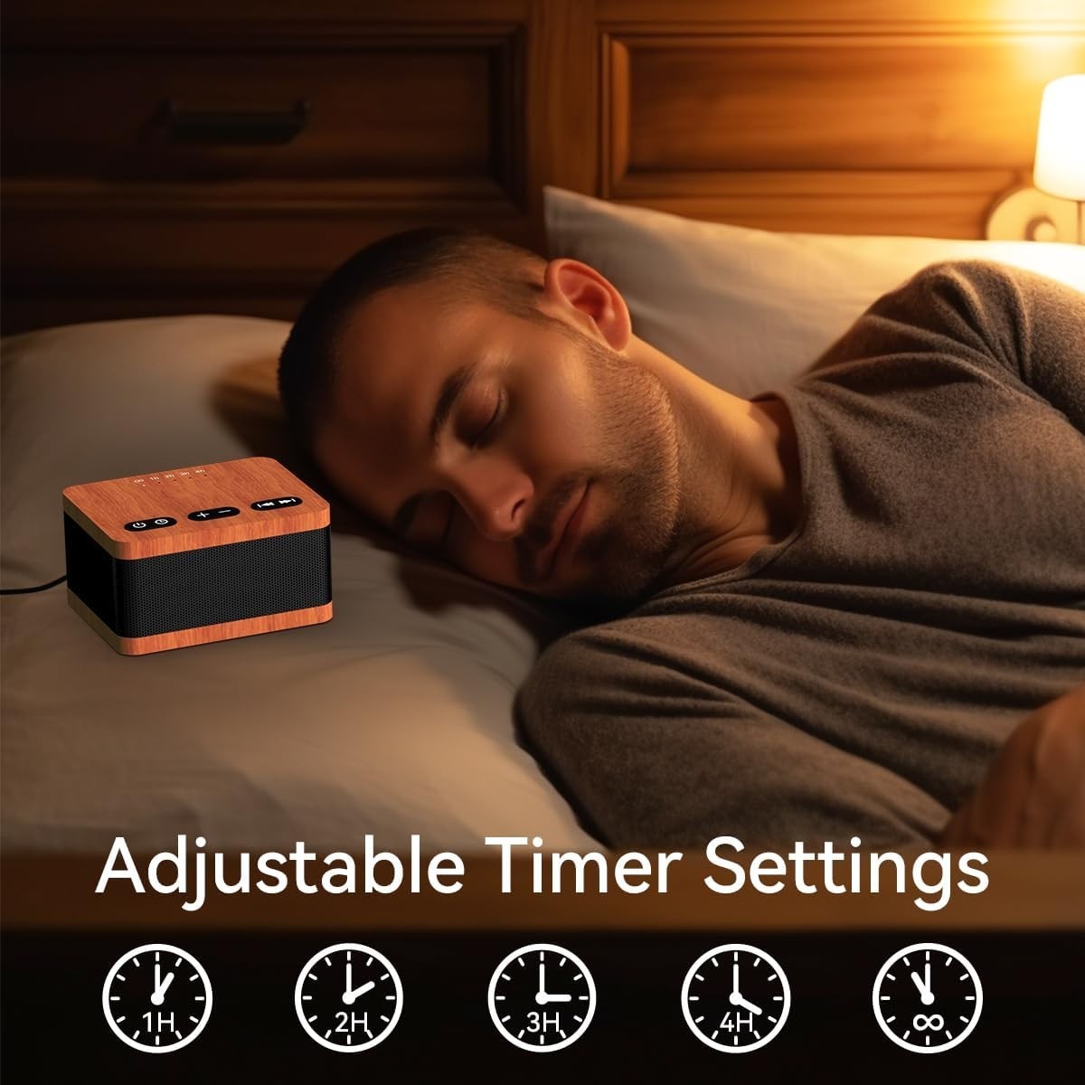 White Noise Sound Machine 30 Soothing Sounds 36 Volume Travel Sleep