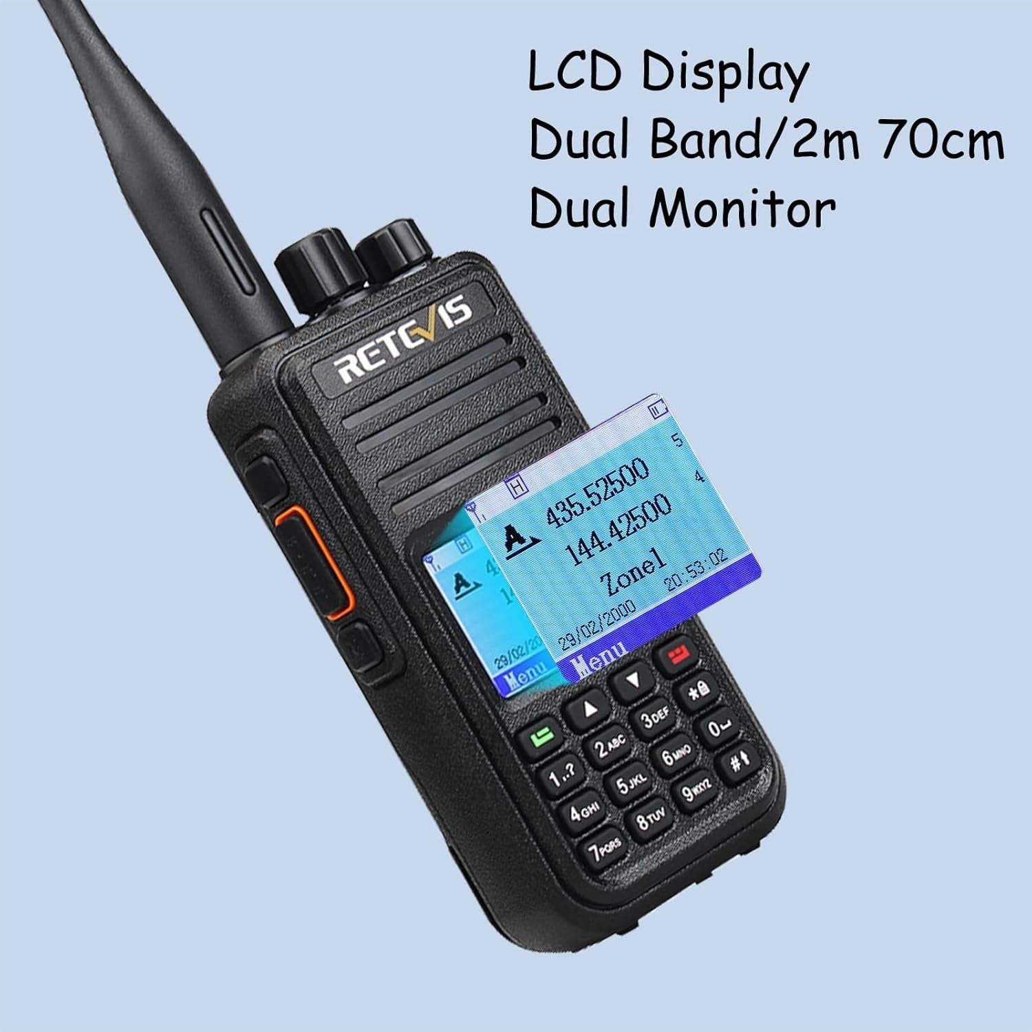 DMR Digital Analog Ham Radio GPS APRS Dual Band 3000 Channel Handheld