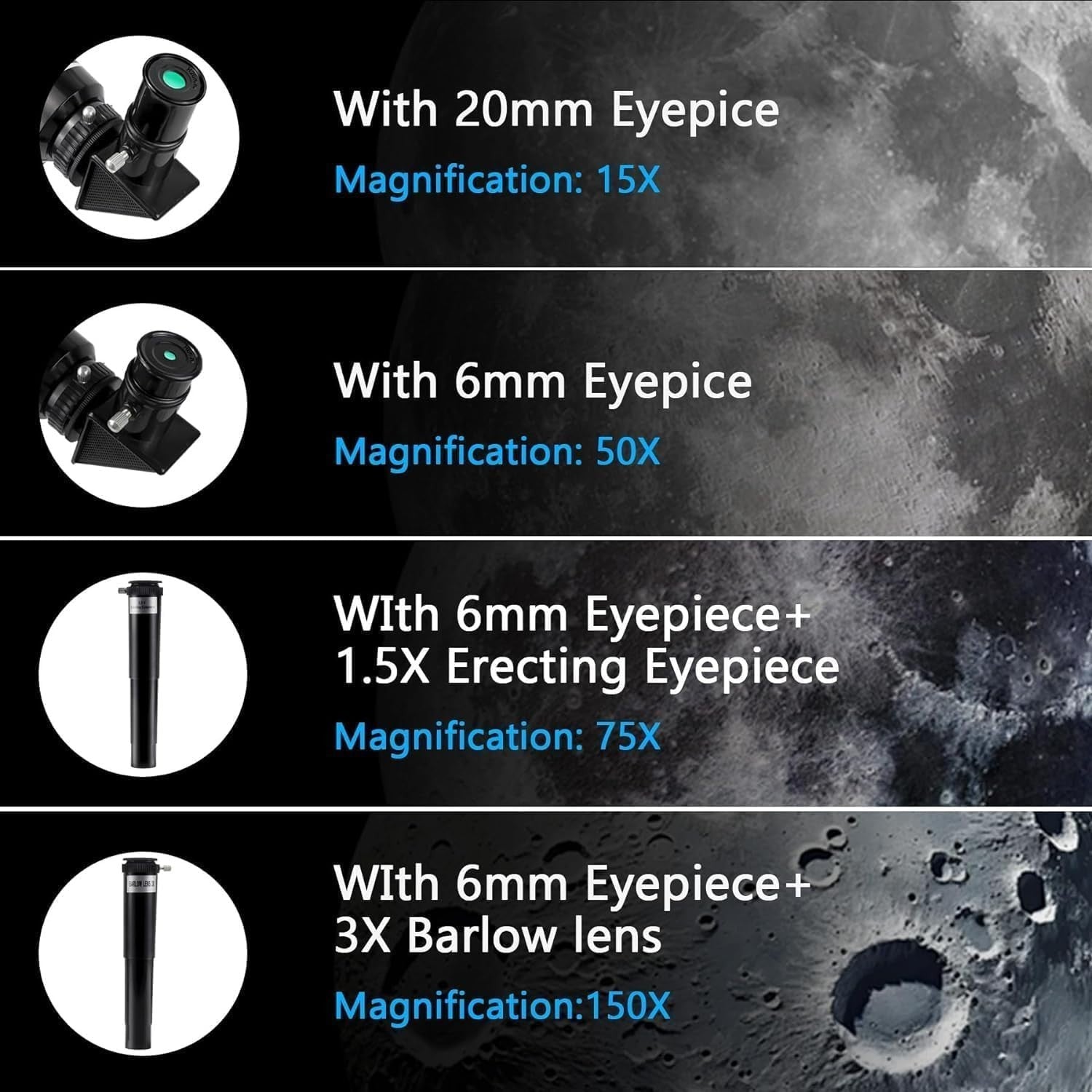 70mm Beginner Telescope for Kids & Adults with Tripod & Phone Adapter