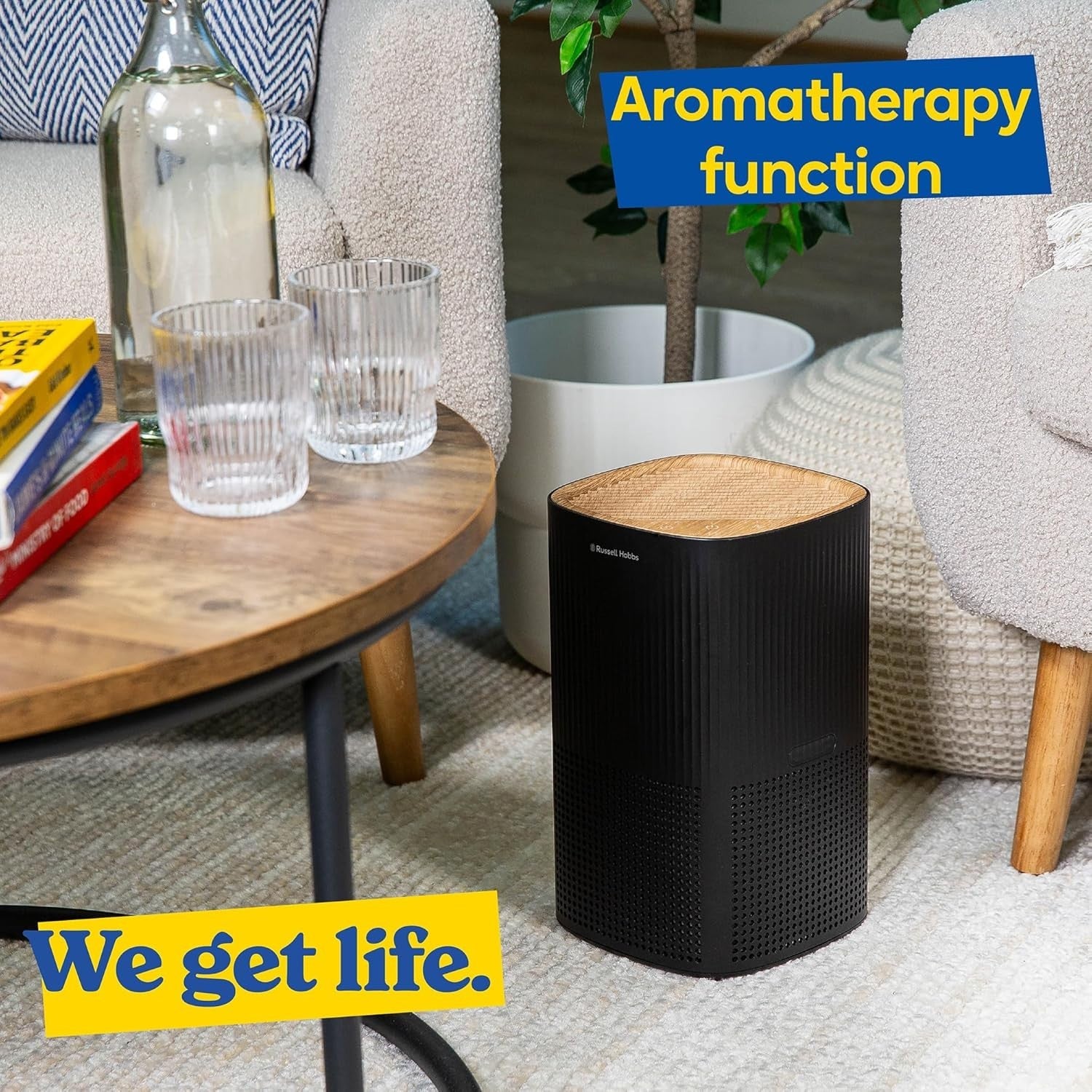 Mini HEPA Air Purifier CADR 100m³/h Bedroom Allergy Odor Aroma