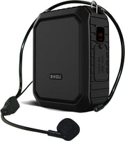 18W Voice Amplifier Wired Mic Bluetooth Speaker 12H Waterproof