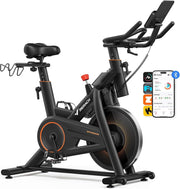 Self-Powered Magnetic Spin Bike w/ 40lb Flywheel, APP Sync, Auto Resistance