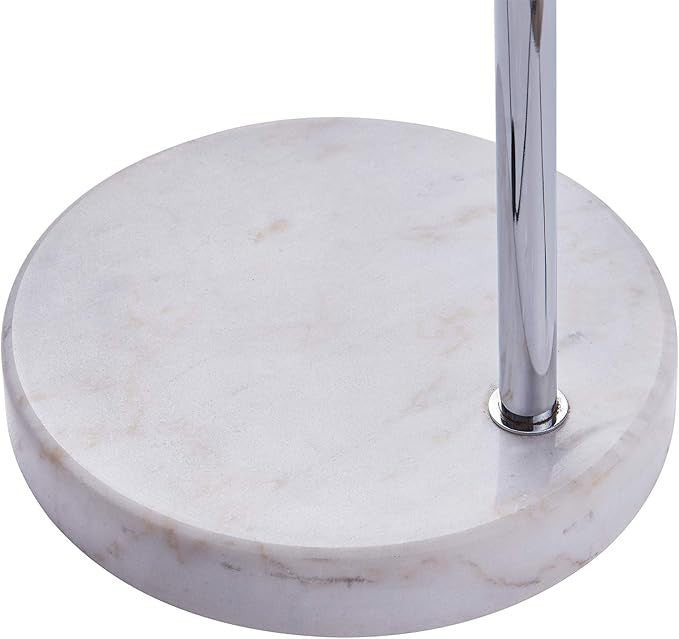 Arc Floor Lamp Chrome Marble Base LED Curved Standing Light 170cm