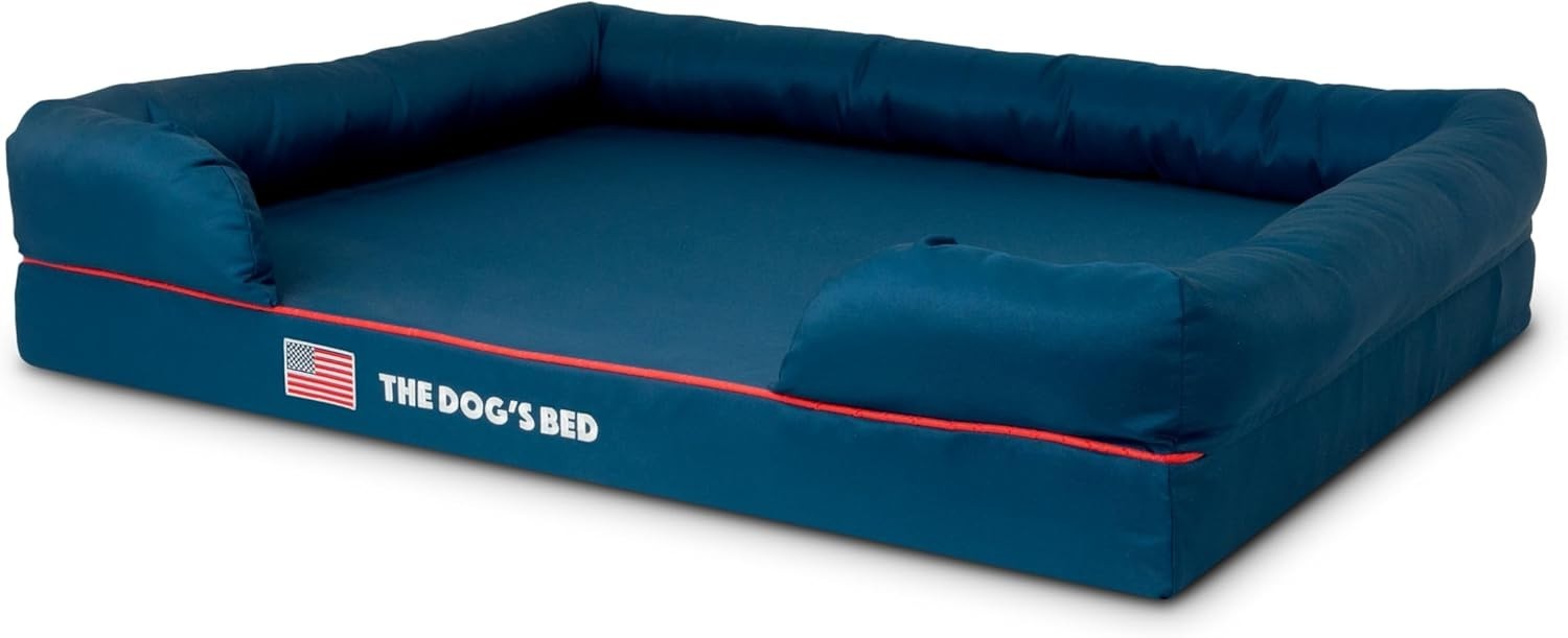 Orthopedic Memory Foam Dog Bed XL Washable 111x86cm