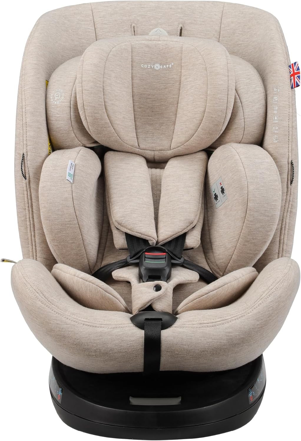 360° Spin i-Size Car Seat ISOFIX Birth–12 Years 40–150cm Side