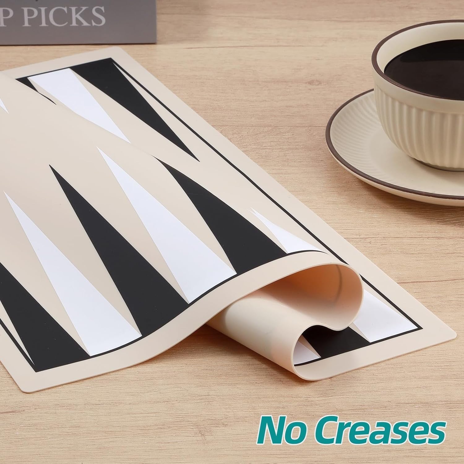 Silicone Backgammon Set Foldable Travel Board Game Carry Bag 2 Players