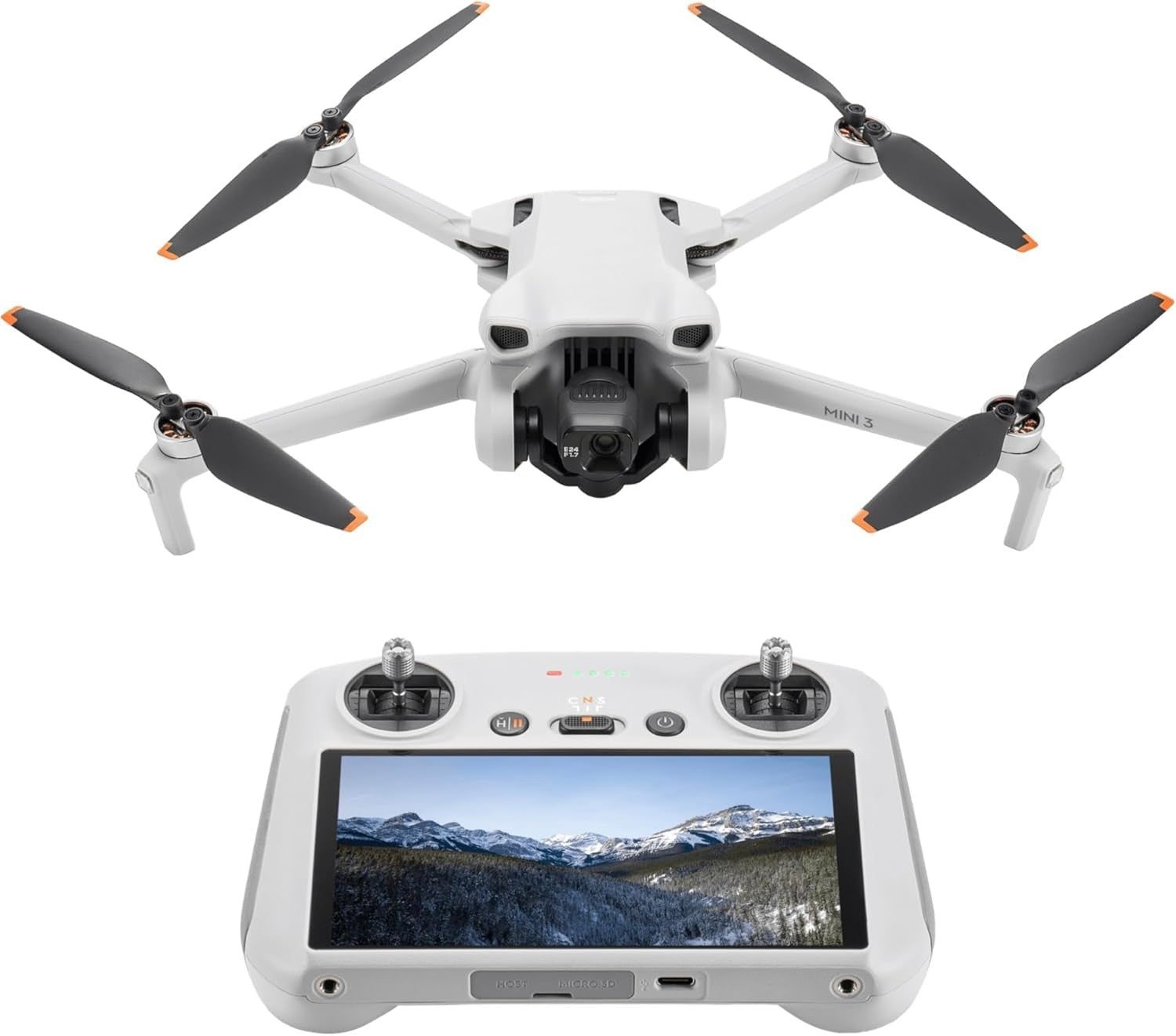 Mini Camera Drone 4K HDR, 38 Min Flight, 10km HD Range, Lightweight