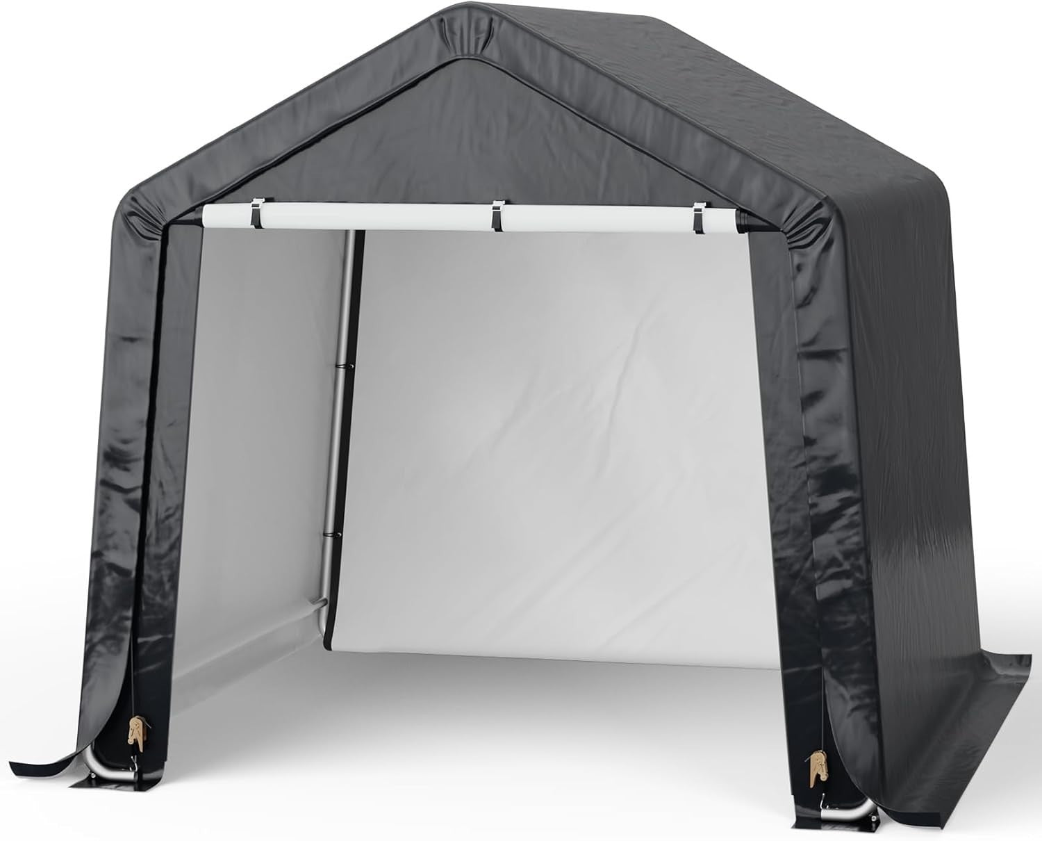 Large Bike Storage Shed 6x6ft Waterproof Outdoor Tent Garage Motorbike Shelter