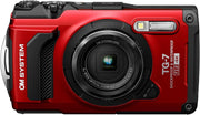 Waterproof 4K Digital Camera 12MP Shockproof Underwater Red