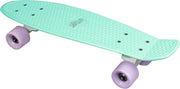 22" Beginner Skateboard Plastic Waffle Deck ABEC 5 PU Wheels Kids Teens Adults