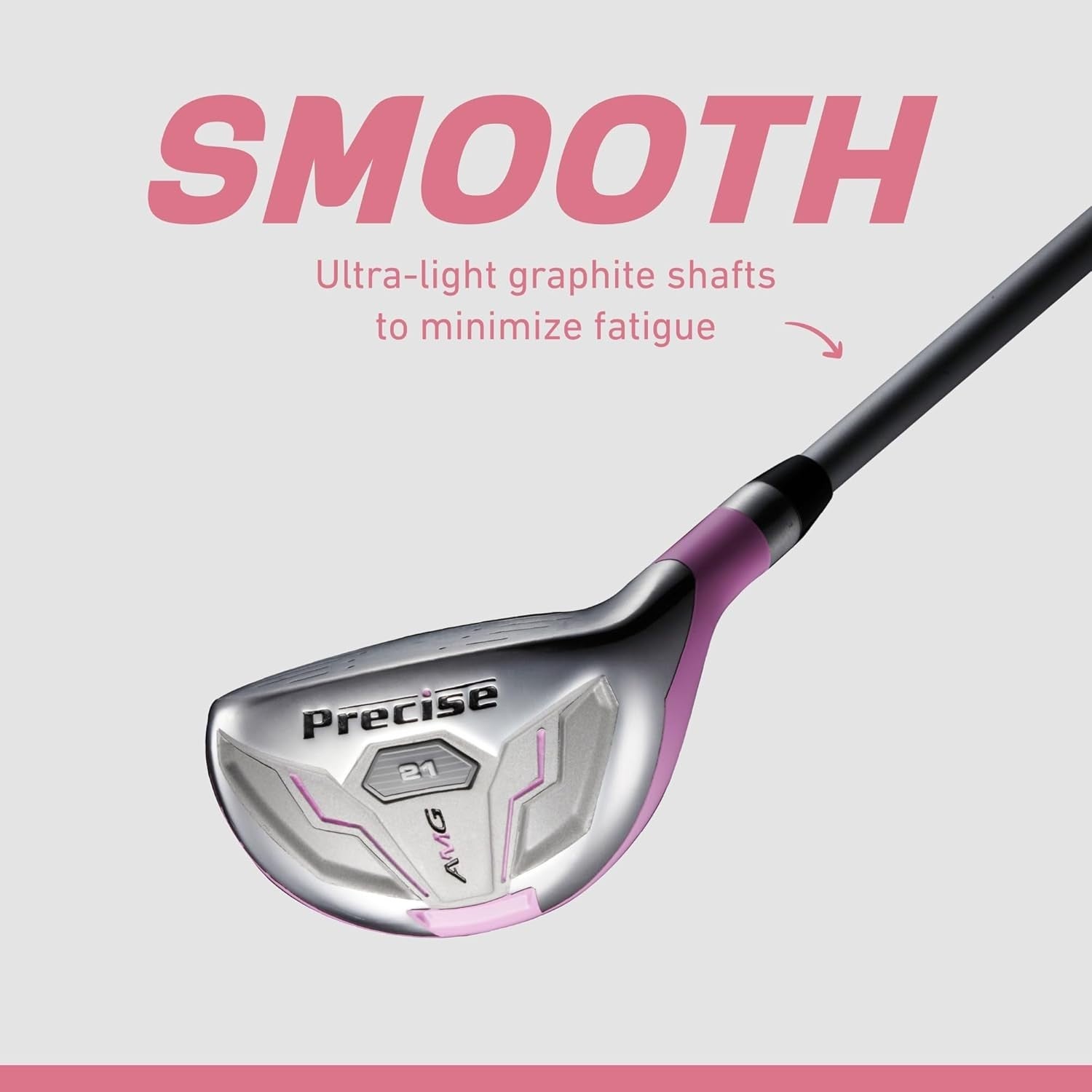 Ladies Right Hand Complete Golf Club Set Petite Forgiving Lightweight Pink