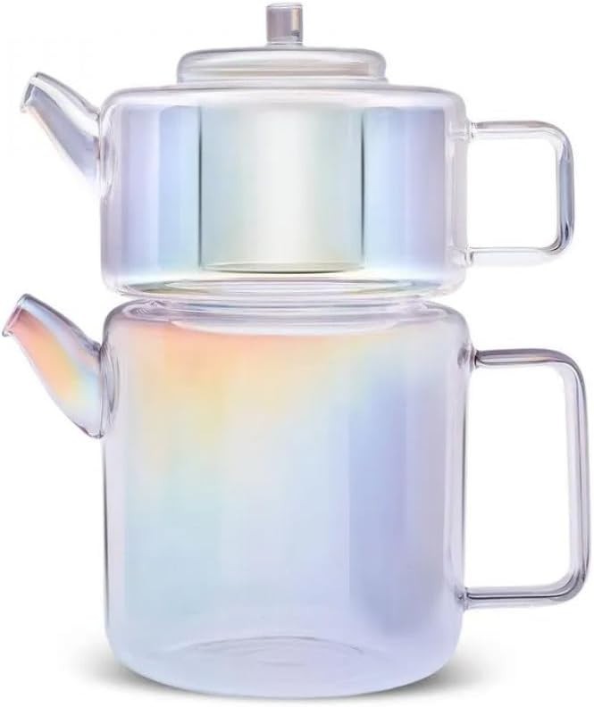 Glass Turkish Teapot Set 2.9L Borosilicate Tea Maker with Infuser