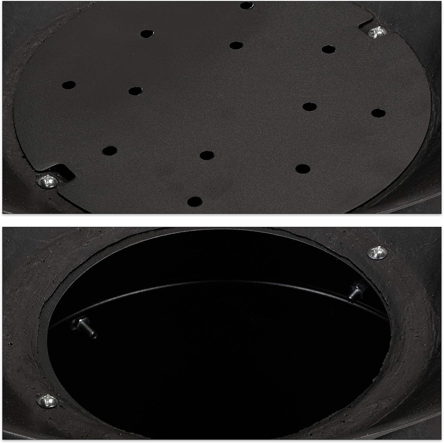 Cast Iron Charcoal BBQ Grill – Adjustable Height Portable Outdoor Barbecue