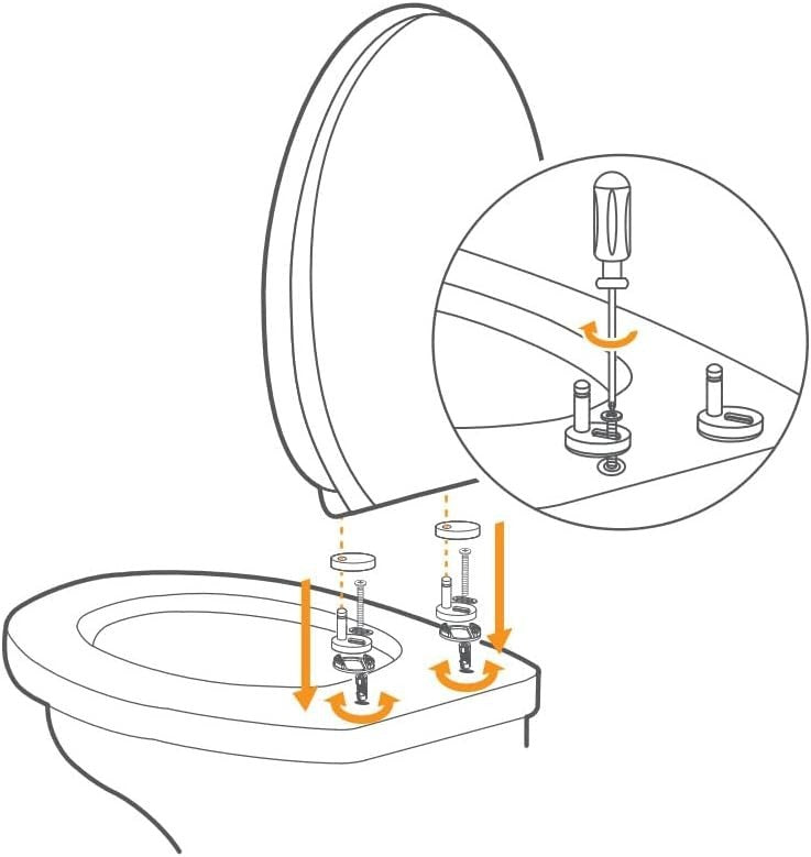 Colourful Toilet Seat Soft Close Duroplast Quick Release Top Fix 45x37cm