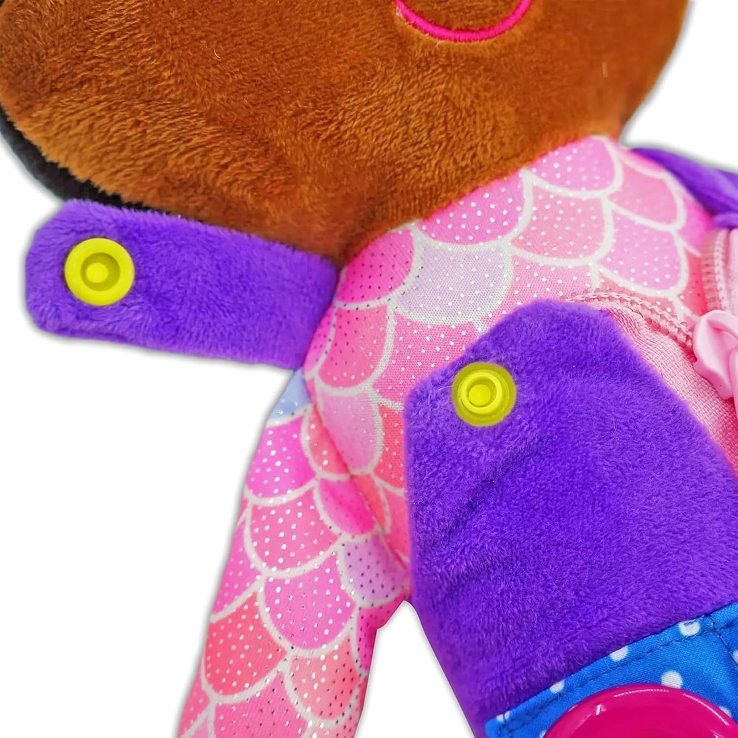 Montessori Toddler Plush Doll Learn to Dress Buckles Zips 15.5”