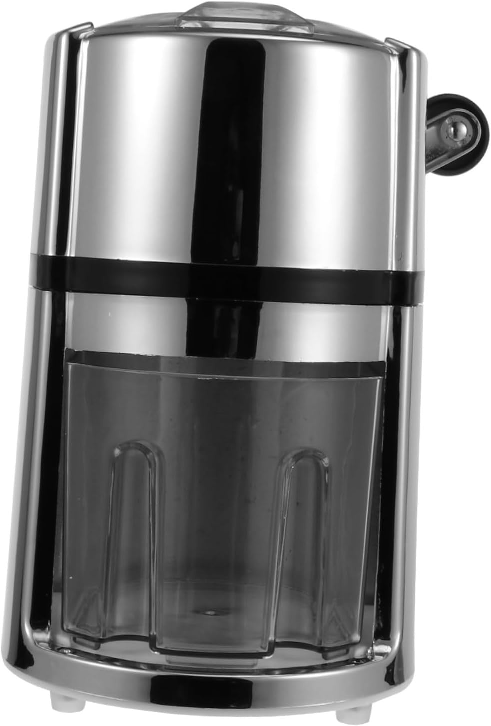 Manual Ice Crusher Hand Crank Shaved Ice Maker Snow Cone Slush Machine
