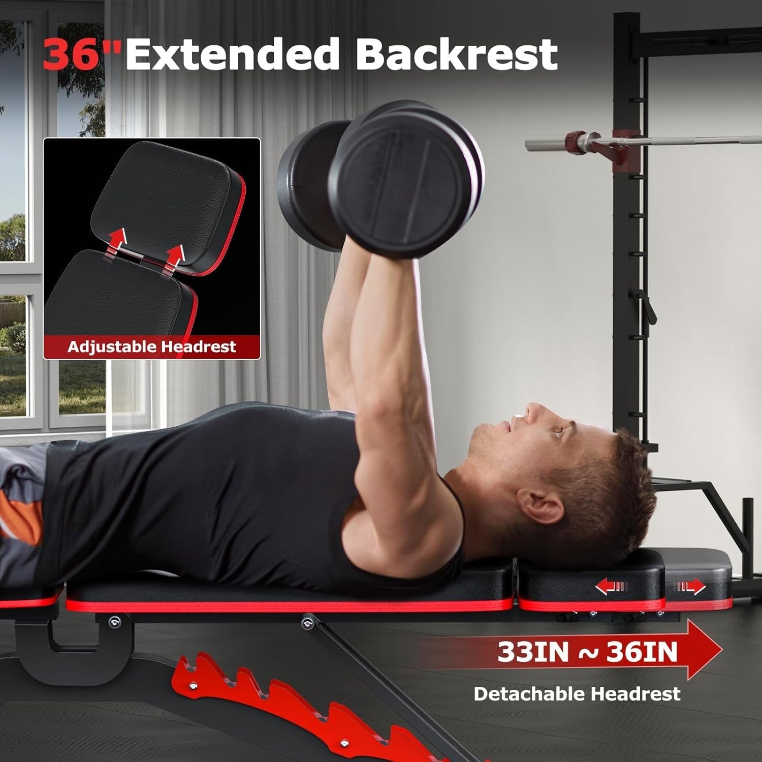 Ultra Heavy Duty Adjustable Bench 1200lb Incline Decline Home Gym