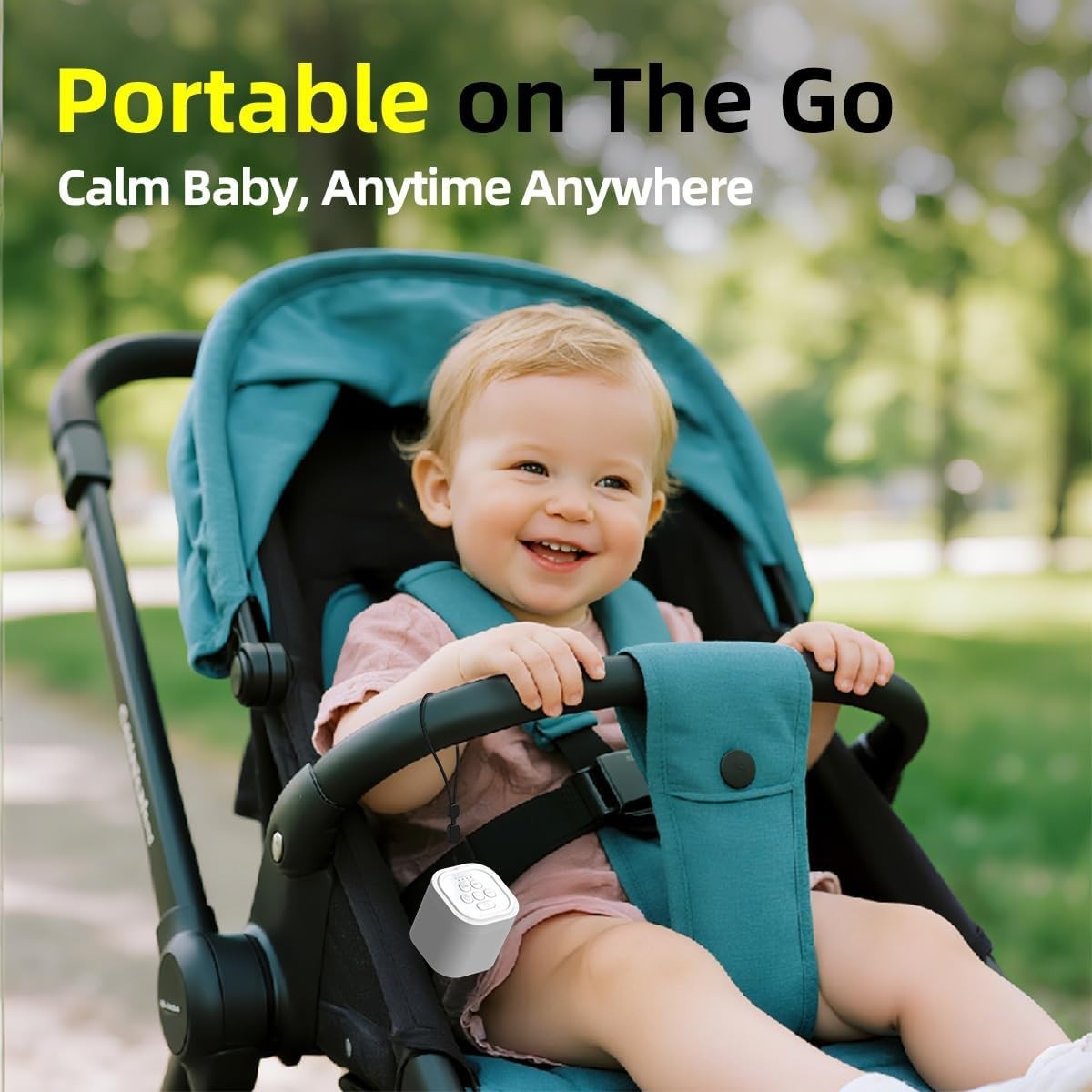 Portable White Noise Machine with 30 Soothing Sounds & Timers for Travel
