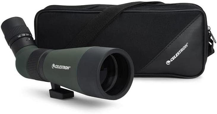 60mm LandScout Spotting Scope – 12-36x Zoom, Compact & Portable, Green