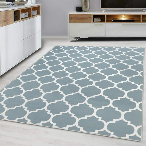 Large Trellis Rug 160x230cm Soft Non-Slip Modern Area Carpet for Living Room
