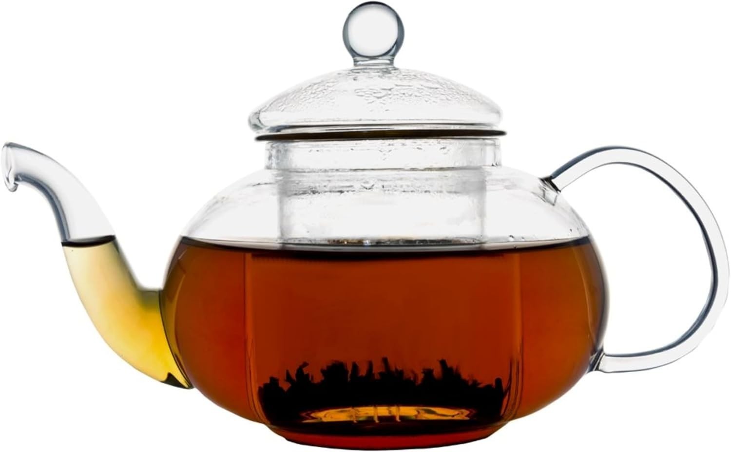 1.5L Glass Teapot with Filter Borosilicate Tea Pot Dishwasher Safe