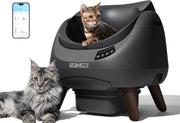 Self Cleaning Cat Litter Box APP Control AI Health Monitor Open Top