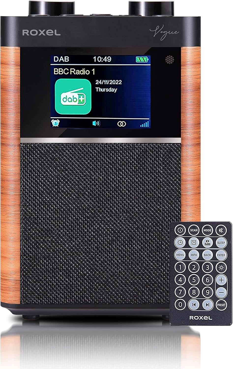 Portable DAB/DAB+ FM Radio Bluetooth Speaker USB Alarm LCD